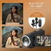 Video Camera Camcorder,QHD 2.7K Camcorder 50MP 16X Digital Video Camera,2.8In 270 Degree Rotation Screen Vlogging Camera with 32GB Card and Two Batteries