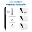 Stylus Pen for Surface Pro 11/10/ 9/8/X/7+/6/5/4/3/Surface 3, Surface Go 3/2/1, Surface Laptop/Studio/Book 4/3/2/1 with Palm Rejection, Black