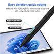 Slim Pen Microsoft Surface 4096 Pressure Eraser Right Click Palm Rejection Graphite Nib Pro 11 10 9 8 7 6 5 4 Black Stylus