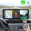 10.26 inch Wireless Carplay Screen for Car with Backup Camera, 1080P IPS Touch Screen Wireless CarPlay Android Auto Bluetooth, FM, Aux, MirrorLink