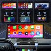 10.26 inch Wireless Carplay Screen for Car with Backup Camera, 1080P IPS Touch Screen Wireless CarPlay Android Auto Bluetooth, FM, Aux, MirrorLink