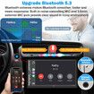 Double Din Car Radio with Apple CarPlay and Android Auto, Bluetooth 5.3 Car Play, Mirror Link, 7 inch HD Screen, AM, FM Car Stereo