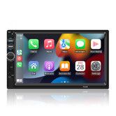 Double Din Car Radio with Wireless Apple CarPlay and Android Auto, Bluetooth 5.3 Car Play, Mirror Link, 7 inch HD Screen, AM, FM Car Stereo