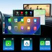 Wireless Apple Carplay Screen for Car 4K Dash Cam, 10.26 inch HD Touchscreen with Portable Apple Carplay and Android Auto Car Stereo