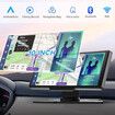 Wireless Apple Carplay Screen for Car 4K Dash Cam, 10.26 inch HD Touchscreen with Portable Apple Carplay and Android Auto Car Stereo