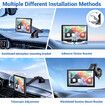 Wireless Carplay Screen for Car 4K Dash Cam, 9 inch Portable Apple Carplay and Android Auto Car Stereo, with 1080p Backup Camera
