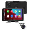 Wireless Carplay Screen for Car 4K Dash Cam, 9 inch Portable Apple Carplay and Android Auto Car Stereo, with 1080p Backup Camera