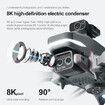 8K HD Dual Camera Drone GPS 5G WIFI Obstacle Avoidance FPV Quadcopter With 2 batteries