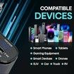 Super Quick Car Charger 120W Type C Car Accessories Adapter iPhone 16 LIGHTING Charger Fast Charging Travel Essentials  Road Trip Essentials iPhone 15