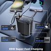Car Quick Charger PD69W Type C Car Accessories Adapter iPhone 16 LIGHTING Charger Fast Charging Travel Essentials Road Trip Essentials iPhone 15 14 13 12