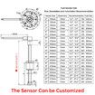 100mm 0-190ohms Fuel Level Sensor Sender Unit For Car Boat AU