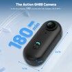 128GB FHD 1080P Mini Body Camera,Wearable Action Body Cam,Thumb Size Hands Free Recording Body Worn Camera,Premium Portable Camcorder (Black)