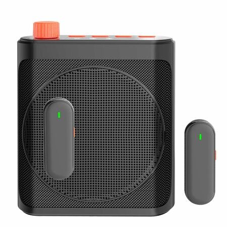 Wireless Voice Amplifier with Wireless Lavalier Microphone,Portable Rechargeable Speaker with Wireless Bluetooth Microphone for Teachers,Trainers