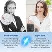 Wireless Voice Amplifier with Wireless Lavalier Microphone,Portable Rechargeable Speaker with Wireless Bluetooth Microphone for Teachers,Trainers