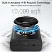 Wireless Voice Amplifier with Wireless Lavalier Lapel Microphone,PA System Portable Speaker Cordless Condenser Recording Mic for Teacher,Streaming