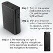 Wireless Voice Amplifier with Wireless Lavalier Lapel Microphone,PA System Portable Speaker Cordless Condenser Recording Mic for Teacher,Streaming