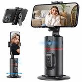 Auto Face Tracking Tripod Smart Shooting Phone Holder 360 Degree Rotation Body Phone Camera Mount for Vlog/TIK Tok