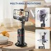 Auto Face Tracking Tripod Smart Shooting Phone Holder 360 Degree Rotation Body Phone Camera Mount for Vlog/TIK Tok