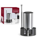 Electric Wine Aerator Pourer Decanter Rechargeable Automatic Wine Dispenser with Retractable Tube Stand Base for One-Touch Instant Oxidation