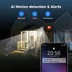 Solar Security Cameras Wireless Outdoor,Battery Powered 3K 4MP Surveillance Indoor WiFi Smart Cameras,Motion Detection,Night Vision,2 Way Audio (3Pack)