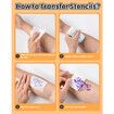 Phomemo M08F Wireless Tattoo Transfer Stencil Printer,Thermal Tattoo Machine with 10pcs Free Stencil Paper,Compatible with Smartphone PC White