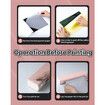 Phomemo M08F Wireless Tattoo Transfer Stencil Printer,Thermal Tattoo Machine with 10pcs Free Stencil Paper,Compatible with Smartphone PC Pink