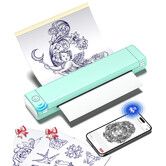 Phomemo M08F Wireless Tattoo Transfer Stencil Printer,Thermal Tattoo Machine with 10pcs Free Stencil Paper,Compatible with Smartphone PC Green