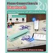 Phomemo M08F Wireless Tattoo Transfer Stencil Printer,Thermal Tattoo Machine with 10pcs Free Stencil Paper,Compatible with Smartphone PC Green