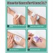 Phomemo M08F Wireless Tattoo Transfer Stencil Printer,Thermal Tattoo Machine with 10pcs Free Stencil Paper,Compatible with Smartphone PC Green