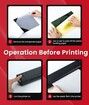 Phomemo M08F Wireless Tattoo Transfer Stencil Printer,Thermal Tattoo Machine with 10pcs Free Stencil Paper,Compatible with Smartphone PC Black