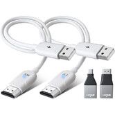 Wireless HDMI Transmitter and Receiver, Wireless HDMI Adapter, 5GHz Wireless HDMI Extender, 1080P Audio Dual Screen Transfer, Support Nefix,YouTube