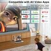 Wireless HDMI Transmitter and Receiver, Wireless HDMI Adapter, 5GHz Wireless HDMI Extender, 1080P Audio Dual Screen Transfer, Support Nefix,YouTube
