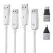 Wireless HDMI Transmitter and Receiver, Wireless HDMI Adapter, 5GHz Wireless HDMI Extender, 1080P Audio Dual Screen Transfer, Support Nefix,YouTube