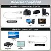 Wireless HDMI Transmitter and Receiver, Wireless HDMI Adapter, 5GHz Wireless HDMI Extender, 1080P Audio Dual Screen Transfer, Support Nefix,YouTube