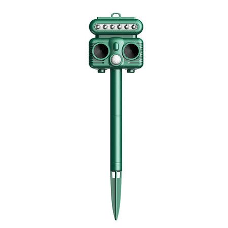 Ultrasonic Solar Animal Repellent, Cat Deterrent, Marten Deterrent, Cat Repellent, 5 Modes, Adjustable Frequency, Animal Repellent, Ultrasonic Repellent