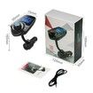 Car Bluetooth Fm Transmitter Flexible Gooseneck Handsfree Call Wireless Music Stereo Audio Player Radio Adapter Car Kit Usb Phone Charger TF Sd Card