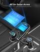 Car Bluetooth Fm Transmitter Flexible Gooseneck Handsfree Call Wireless Music Stereo Audio Player Radio Adapter Car Kit Usb Phone Charger TF Sd Card
