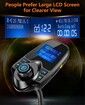 Car Bluetooth Fm Transmitter Flexible Gooseneck Handsfree Call Wireless Music Stereo Audio Player Radio Adapter Car Kit Usb Phone Charger TF Sd Card