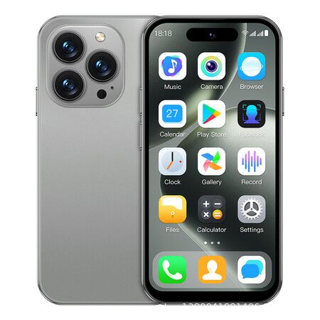 Mini Phone with 4.0 Inch HD Touchscreen, Mini Smartphone 2000mAh Battery Dual SIM with Face ID Kids Cellphone 2GB+16GB Grey