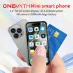 Mini Phone with 4.0 Inch HD Touchscreen, Mini Smartphone 2000mAh Battery Dual SIM with Face ID Kids Cellphone 2GB+16GB Grey