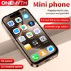 Mini Phone with 4.0 Inch HD Touchscreen, Mini Smartphone 2000mAh Battery Dual SIM with Face ID Kids Cellphone 2GB+16GB Gold