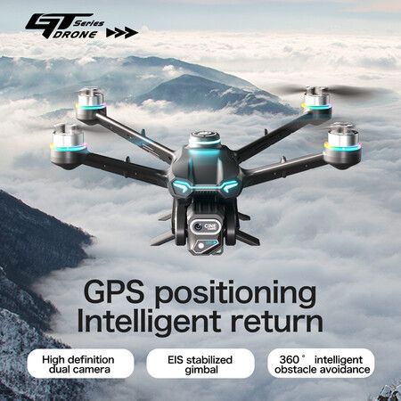 5G Optical Flow GPS Foldable Drone with WIFI Professional Aerial Camera Servo Gimbal Smart Design  Holiday Gifts and Christmas Suitable for Beginners
