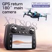 5G GPS Drone With 4.5inch Foldable Screen Dual WIFI Pro Aerial Camera Medium Size Brushless Motor Gimbal Gift Birthday Christmas Present