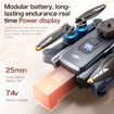5G GPS Drone With 4.5inch Foldable Screen Dual WIFI Pro Aerial Camera Medium Size Brushless Motor Gimbal Gift Birthday Christmas Present