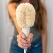 Bath and Shower Dry Skin and Body Sisal Brush, Naturals Fibers to Improve Circulation, Exfoliate Skin, and Reduce Cellulite