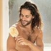 Bath and Shower Dry Skin and Body Sisal Brush, Naturals Fibers to Improve Circulation, Exfoliate Skin, and Reduce Cellulite