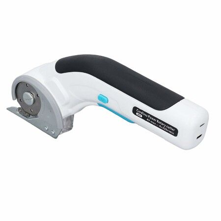 Cordless Electric Scissors,Rotary Cutter with Safety Lock,Rechargeable Cardboard Cutter,Shears Cutting Tool for Cardboard Fabric Leather Carpet