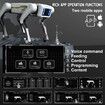 Robot Dog, AI Smart Pet, Will Dance and Kungfu, with Voice, APP, Remote Control, Support Action Programming, Ideal Gift for Kids Age 8 to 12