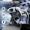 Robot Dog, AI Smart Pet, Will Dance and Kungfu, with Voice, APP, Remote Control, Support Action Programming, Ideal Gift for Kids Age 8 to 12