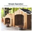 40W 6 Inch Solar Panel Fan Kit Waterproof Portable Dual Fan for Home Attic Pet House Energy Saving Ventilation Pet Houses Chicken Coops